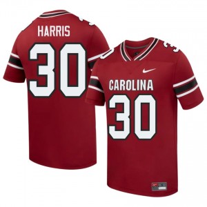 SC Gamecocks Andrew Harris #30 Garnet Jersey | Genuine Stitch NCAA Football Men Apparel 24493664