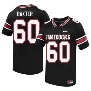 Elite Thread Anthony Baxter #60 SC Gamecocks Black Jersey | Men University Football Embroidery Fan Gear 97532853