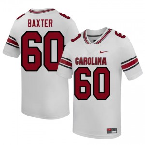 Anthony Baxter #60 USC Gamecocks Jersey | Exclusive White College Football Men Stitched 38151958