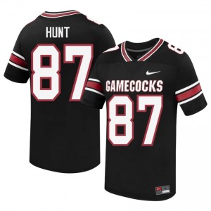 #87 Brady Hunt UofSC Black Jersey | Elite Embroidery Men Player Football Gear 67204871