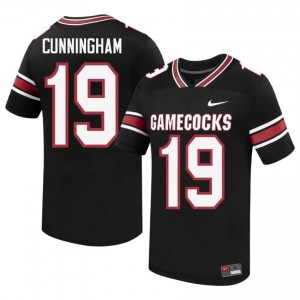 Elite Thread Brandon Cunningham #19 S. Carolina Black Jersey | Men University Football Embroidery Fan Gear 88266876