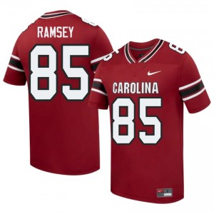 Officially Licensed Caden Ramsey #85 SC Gamecocks Garnet Jersey | Men University Football Stitch Fan Gear 48398669