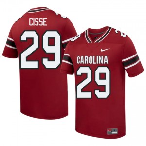 #29 Cedric Cisse South Carolina Gamecocks Garnet Jersey | Classic Swen Men Player Football Gear 20357141