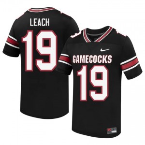 #19 Damarcus Leach South Carolina Gamecocks Black Jersey | Authentic Embroidery Men Player Football Gear 78608704