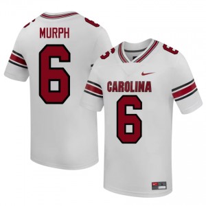 S. Carolina Donovan Murph #6 White Jersey | Pro Cut Stitched NCAA Football Men Apparel 51305414