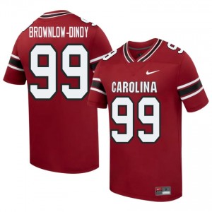South Carolina Gamecocks Gabriel Brownlow-Dindy #99 Garnet Jersey | Pro Cut Stitch NCAA Football Men Apparel 53418276