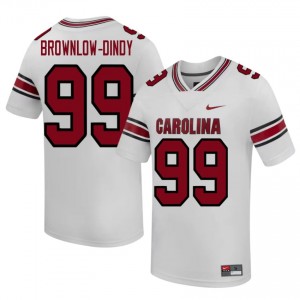 Gabriel Brownlow-Dindy #99 USC Gamecocks Jersey | Exclusive White College Football Men Stitched 81802679