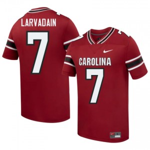 Garnet Gage Larvadain #7 Gamecocks Jersey | Men High School Football Moisture Wicking Stitch 44086527