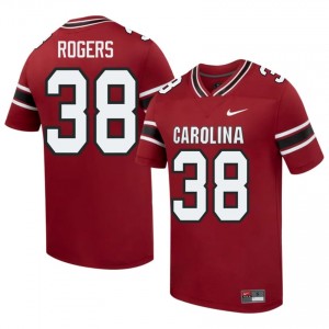 #38 George Rogers UofSC Garnet Jersey | Authentic Stitch Men Player Football Gear 30935980