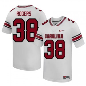 Carolina George Rogers #38 White Jersey | Premium Stitched NCAA Football Men Apparel 24968129