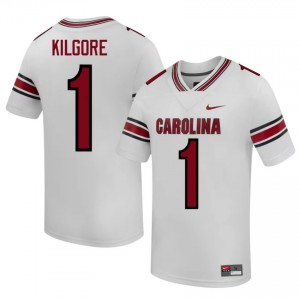 White Gerald Kilgore #1 SC Gamecocks Jersey | Men High School Football Limited Stitched 74863821