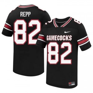 Black Jackson Repp #82 SC Gamecocks Jersey | Men High School Football Moisture Wicking Embroidery 65504625