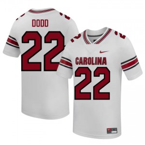 Gamecocks Jaquavious Dodd #22 White Jersey | Premium Stitched NCAA Football Men Apparel 71987220
