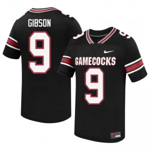 UofSC Jayden Gibson #9 Black Jersey | Genuine Embroidery NCAA Football Men Apparel 18280917