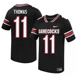 Black Jordan Thomas #11 Gamecocks Jersey | Men High School Football Limited Embroidery 98093326