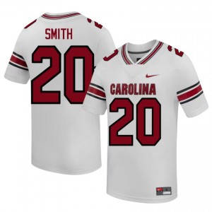 #20 Josh Smith USC Gamecocks White Jersey | Alumni Stitched Men Player Football Gear 29463178