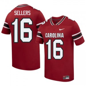 Top-Tier LaNorris Sellers #16 Gamecocks Garnet Jersey | Men University Football Swen Fan Gear 48333926