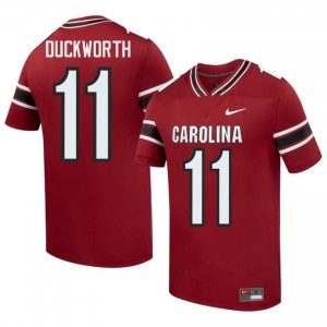 S. Carolina Landon Duckworth #11 Garnet Jersey | Genuine Stitch NCAA Football Men Apparel 47567161