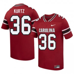 USC Gamecocks Landon Kurtz #36 Garnet Jersey | Pro Cut Stitch NCAA Football Men Apparel 22343435
