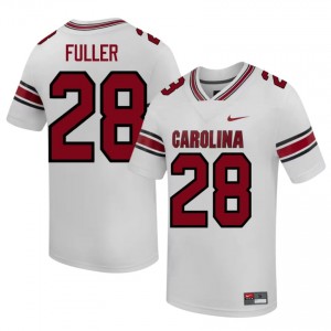 Matt Fuller #28 UofSC Jersey | Pro-Grade White College Football Men Stitched 19481636