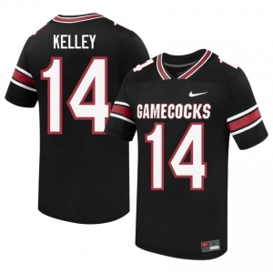 Black Max Kelley #14 USC Gamecocks Jersey | Men High School Football Moisture Wicking Embroidery 18944109