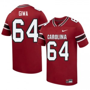 Neff Giwa #64 SC Gamecocks Jersey | Pro-Grade Garnet College Football Men Swen 87613923
