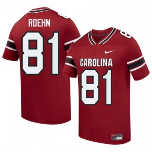 USC Gamecocks Reno Roehm #81 Garnet Jersey | Premium Swen NCAA Football Men Apparel 30801481