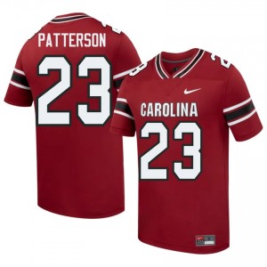 #23 Sequel Patterson USC Gamecocks Garnet Jersey | Authentic Stitch Men Player Football Gear 47300670