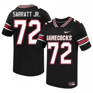 Fighting Gamecocks Shed Sarratt Jr. #72 Black Jersey | Premium Embroidery NCAA Football Men Apparel 95267322
