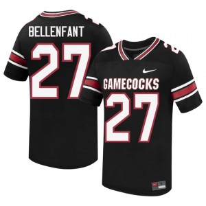 Black Upton Bellenfant #27 Fighting Gamecocks Jersey | Men High School Football Licensed Embroidery 34704863