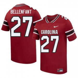 Upton Bellenfant #27 Carolina Jersey | Gameday Garnet College Football Men Stitch 26650882