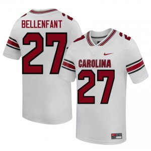 Top-Tier Upton Bellenfant #27 S. Carolina White Jersey | Men University Football Stitched Fan Gear 64753400
