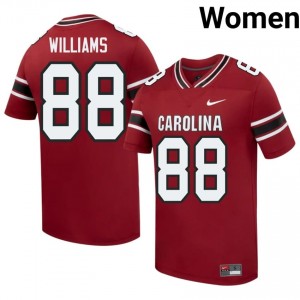 USC Gamecocks Caleb Williams #88 Garnet Jersey | Essential Swen NCAA Football Women Apparel 87422974