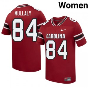 Garnet Charly Mullaly #84 South Carolina Gamecocks Jersey | Women High School Football Moisture Wicking Stitch 32951422