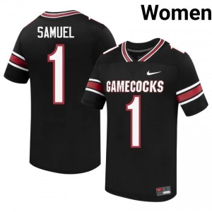 Black Deebo Samuel #1 UofSC Jersey | Women High School Football Licensed Embroidery 46519047