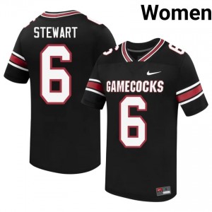 #6 Dylan Stewart S. Carolina Black Jersey | Elite Embroidery Women Player Football Gear 92578565