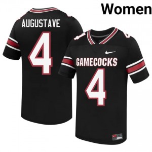 #4 Isaiah Augustave S. Carolina Black Jersey | Alumni Embroidery Women Player Football Gear 20484712