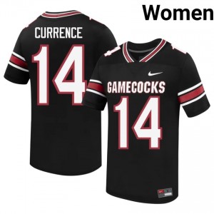 #14 J'Zavien Currence UofSC Black Jersey | Authentic Embroidery Women Player Football Gear 13669934
