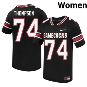 Black Josiah Thompson #74 S. Carolina Jersey | Women High School Football Fresh Embroidery 53688698