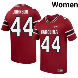 #44 KJ Johnson Gamecocks Garnet Jersey | Elite Swen Women Player Football Gear 67857098