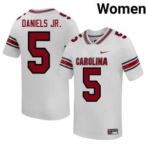 Kendall Daniels Jr. #5 USC Gamecocks Jersey | Gameday White College Football Women Stitched 80906537