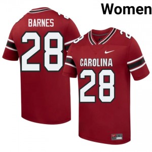 S. Carolina Kosci Barnes #28 Garnet Jersey | Premium Swen NCAA Football Women Apparel 92771503