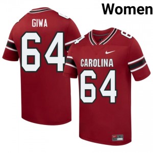 Garnet Neff Giwa #64 Gamecocks Jersey | Women High School Football Licensed Stitch 71181368
