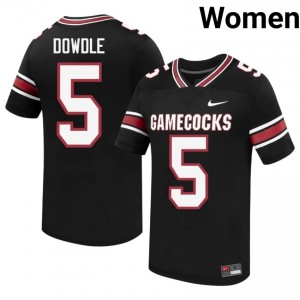 South Carolina Gamecocks Rico Dowdle #5 Black Jersey | Genuine Embroidery NCAA Football Women Apparel 80498130