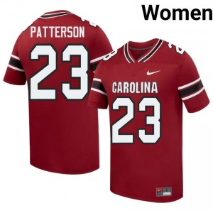 Sequel Patterson #23 USC Gamecocks Jersey | Exclusive Garnet College Football Women Swen 99551273