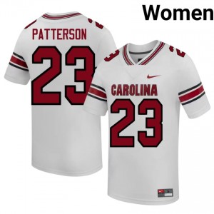 Elite Thread Sequel Patterson #23 Gamecocks White Jersey | Women University Football Stitched Fan Gear 16284295