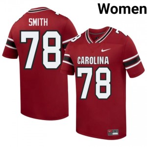 #78 Seth Smith South Carolina Gamecocks Garnet Jersey | Alumni Stitch Women Player Football Gear 83067712