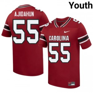 #55 Adedamola Ajidahun Carolina Garnet Jersey | Elite Swen Youth Player Football Gear 86281711