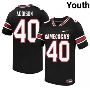 Top-Tier Anthony Addison #40 Gamecocks Black Jersey | Youth University Football Embroidery Fan Gear 93057797