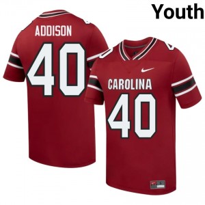 South Carolina Gamecocks Anthony Addison #40 Garnet Jersey | Premium Swen NCAA Football Youth Apparel 33865995